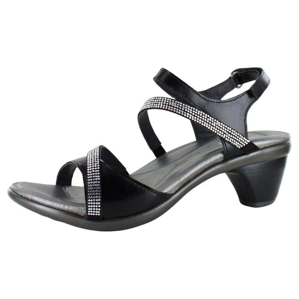 Naot Innovate Backstrap Heeled Sandal in Black