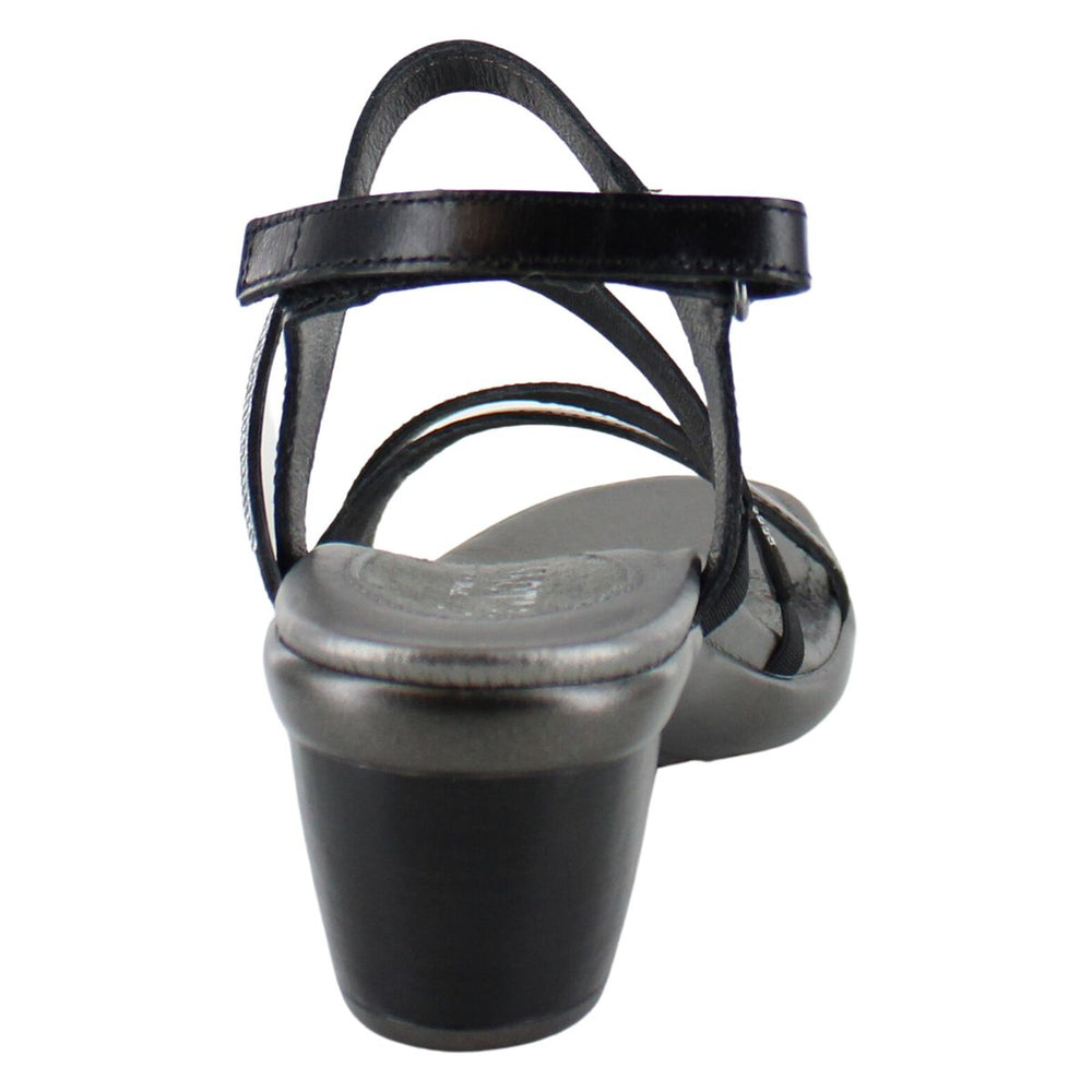Naot Innovate Backstrap Heeled Sandal in Black