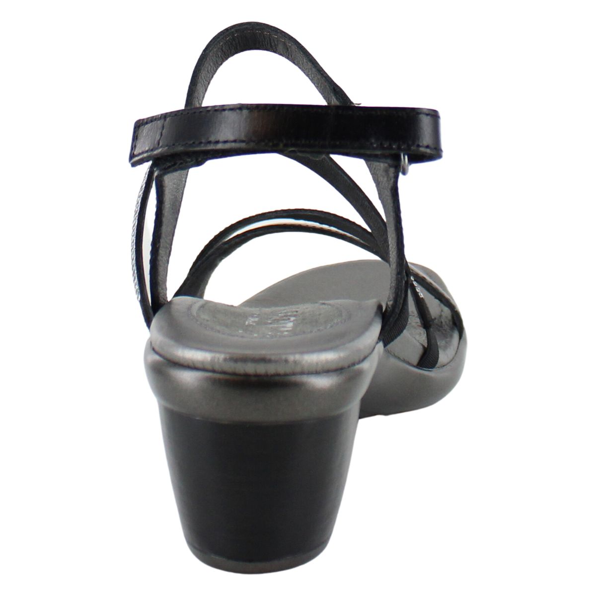 Naot Innovate Backstrap Heeled Sandal in Black