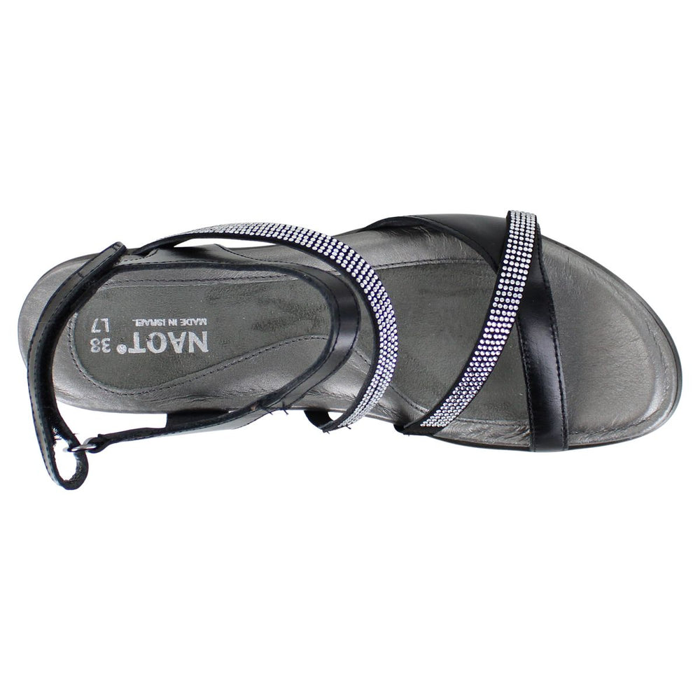 Naot Innovate Backstrap Heeled Sandal in Black