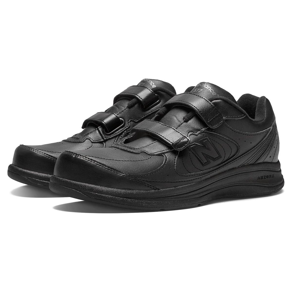 New Balance Men's 577 v1 Velcro Walking Shoe – Black