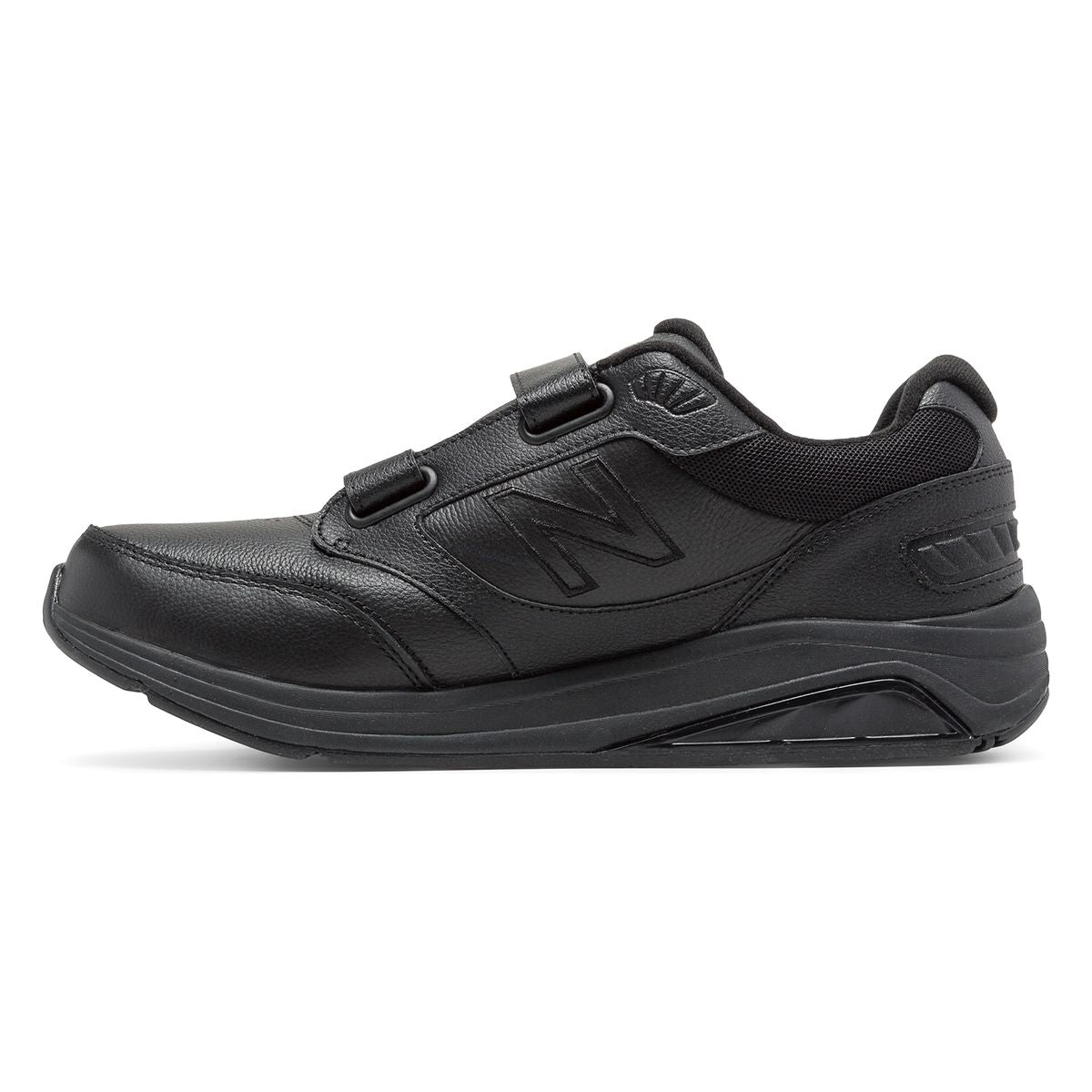 New Balance Men's 928v3 Leather Velcro Walking Shoe – Black