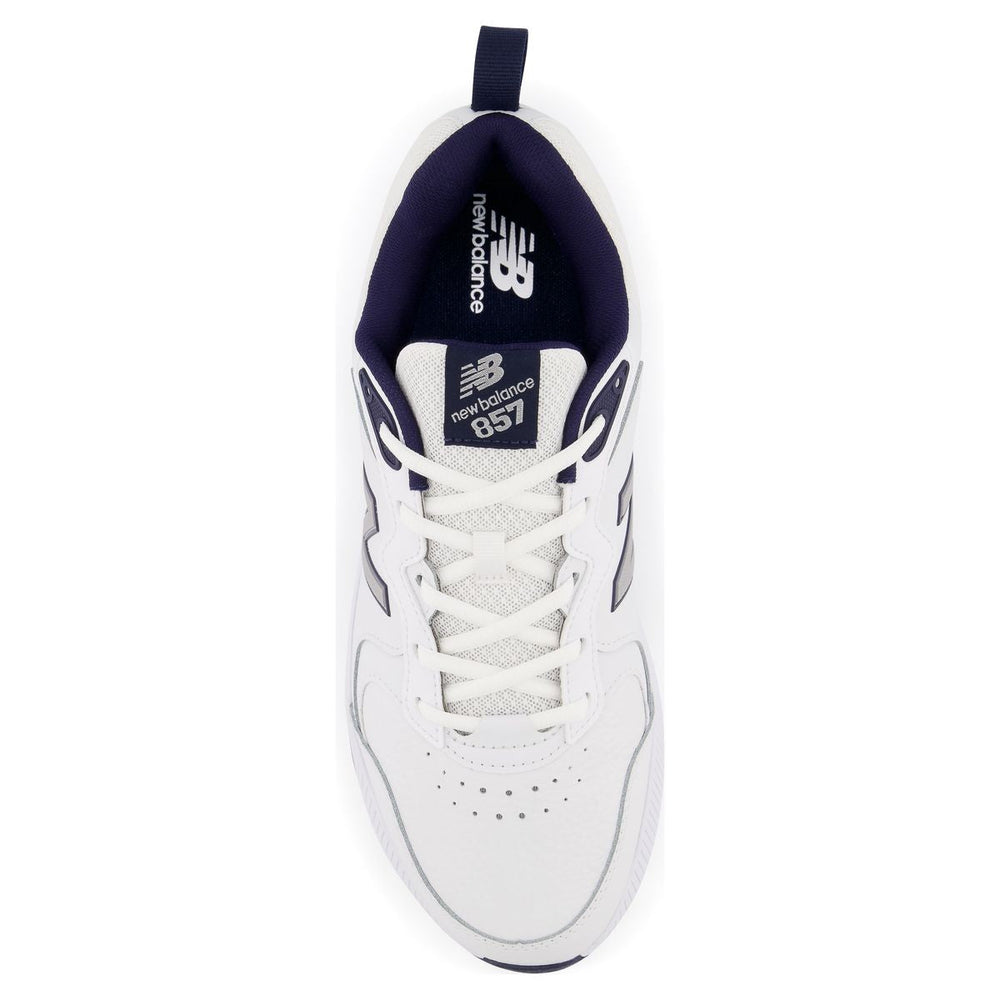 New Balance Men's MX857v3 Leather Cross Trainer – White