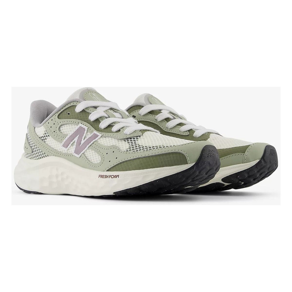 New Balance Women's Fresh Foam Arishi v4 Sneaker – Sea Salt/Olivine
