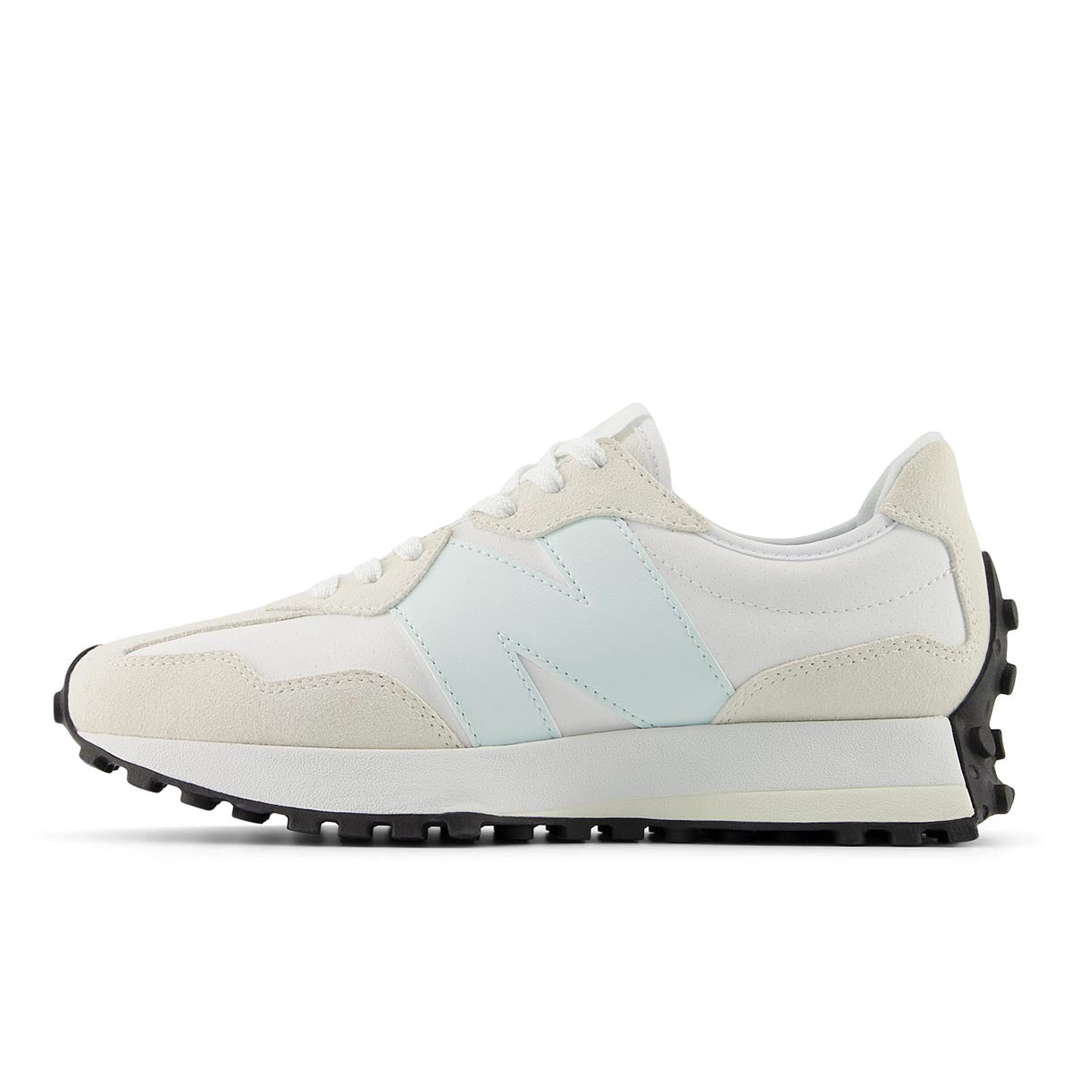 New Balance Women’s 327 Classic Retro Runner — Off White/Blue