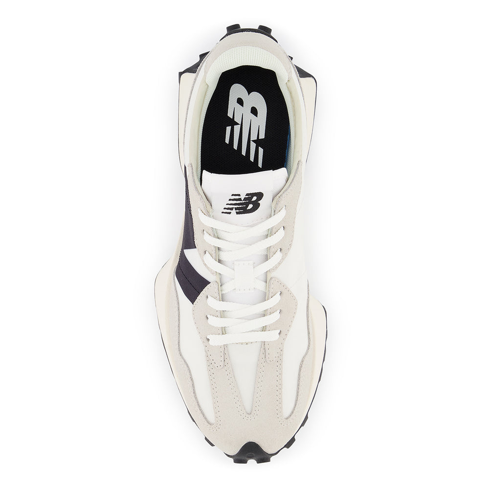 New Balance Women’s 327 Classic Retro Runner — Sea Salt/Black