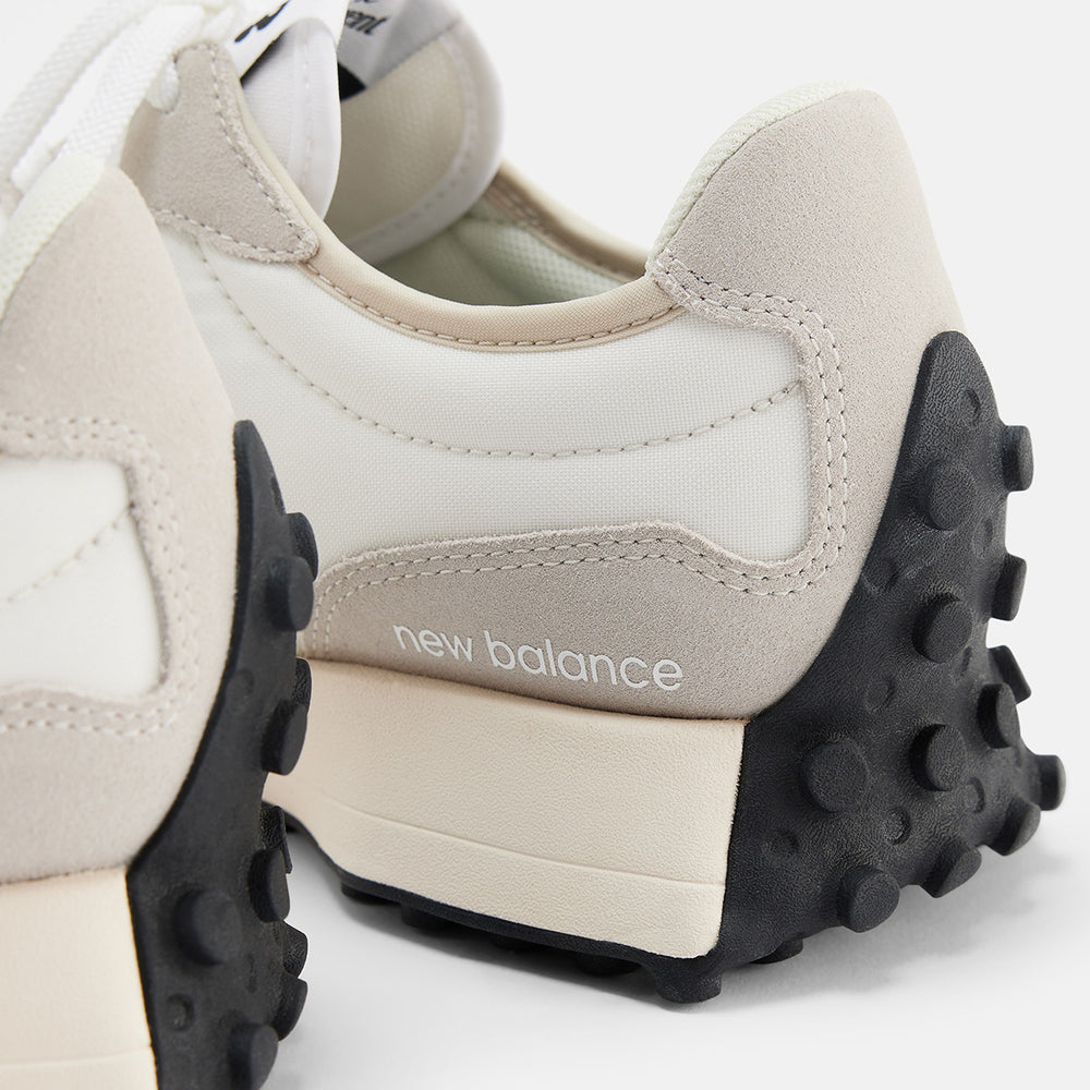 New Balance Women’s 327 Classic Retro Runner — Sea Salt/Black