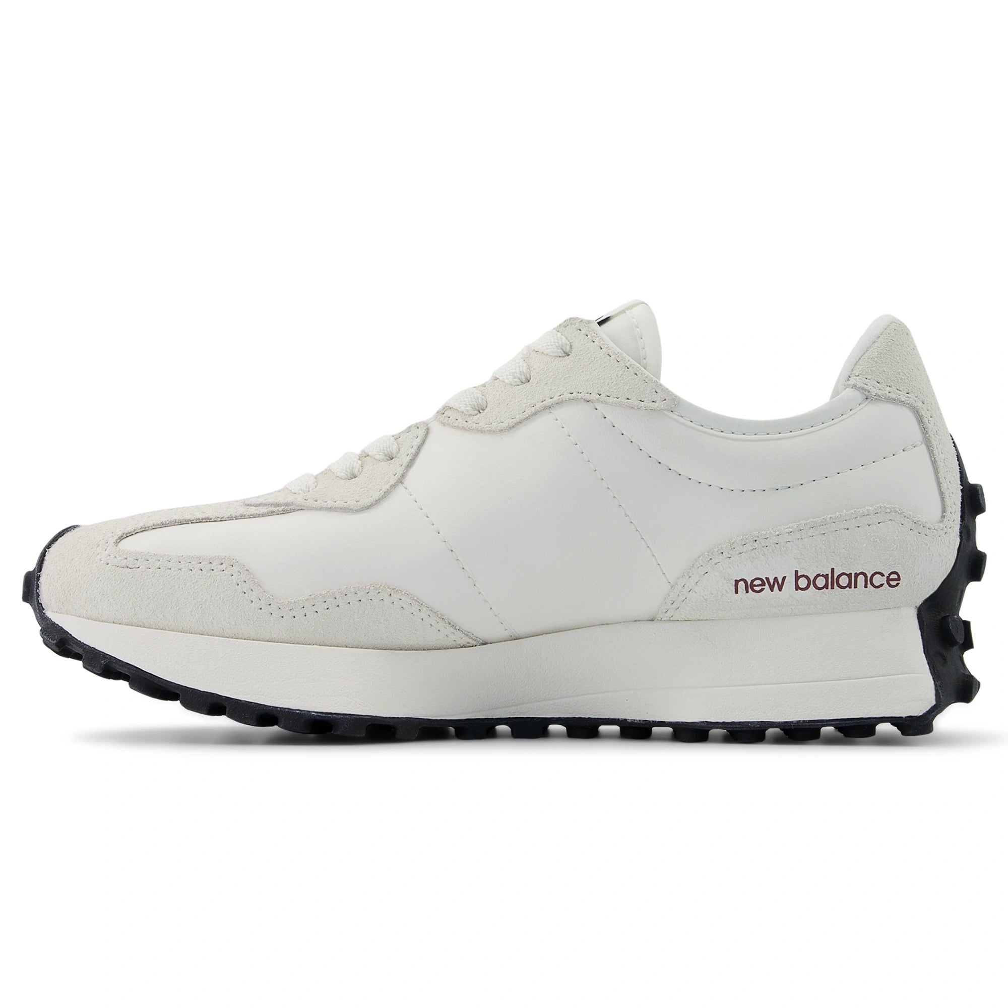 New Balance Women’s 327 Classic Retro Runner — Sea Salt/Burgundy