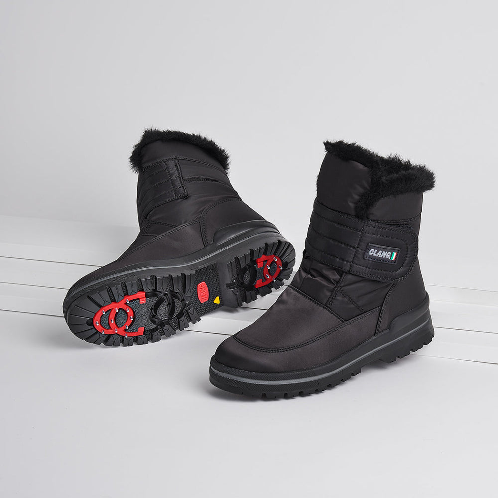 Olang Luna Women's Velcro Boots in Black