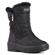 Tackle winter with ease in the Olang Monica OC Uva boots. Waterproof, warm, and easy to slip on with twin zippers—perfect for everyday wear in cold Canadian weather.