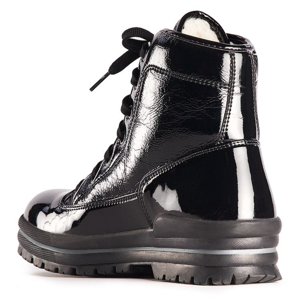 Olang Sound Women's Winter Lace Boots with Foldable Cleats