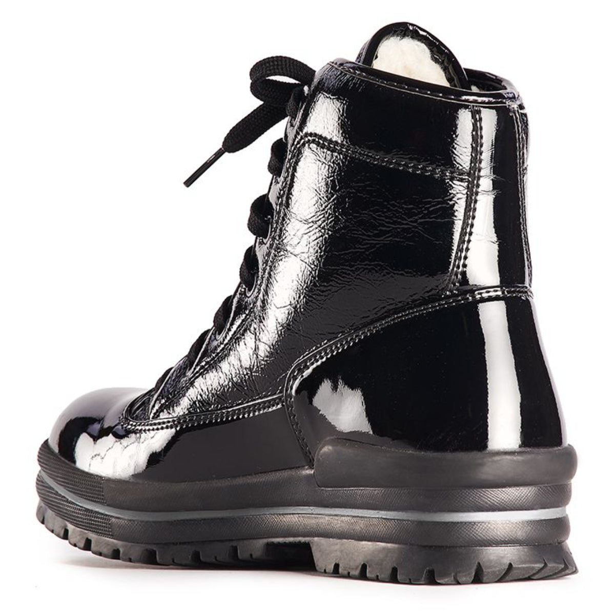 Olang Sound Women's Winter Lace Boots with Foldable Cleats