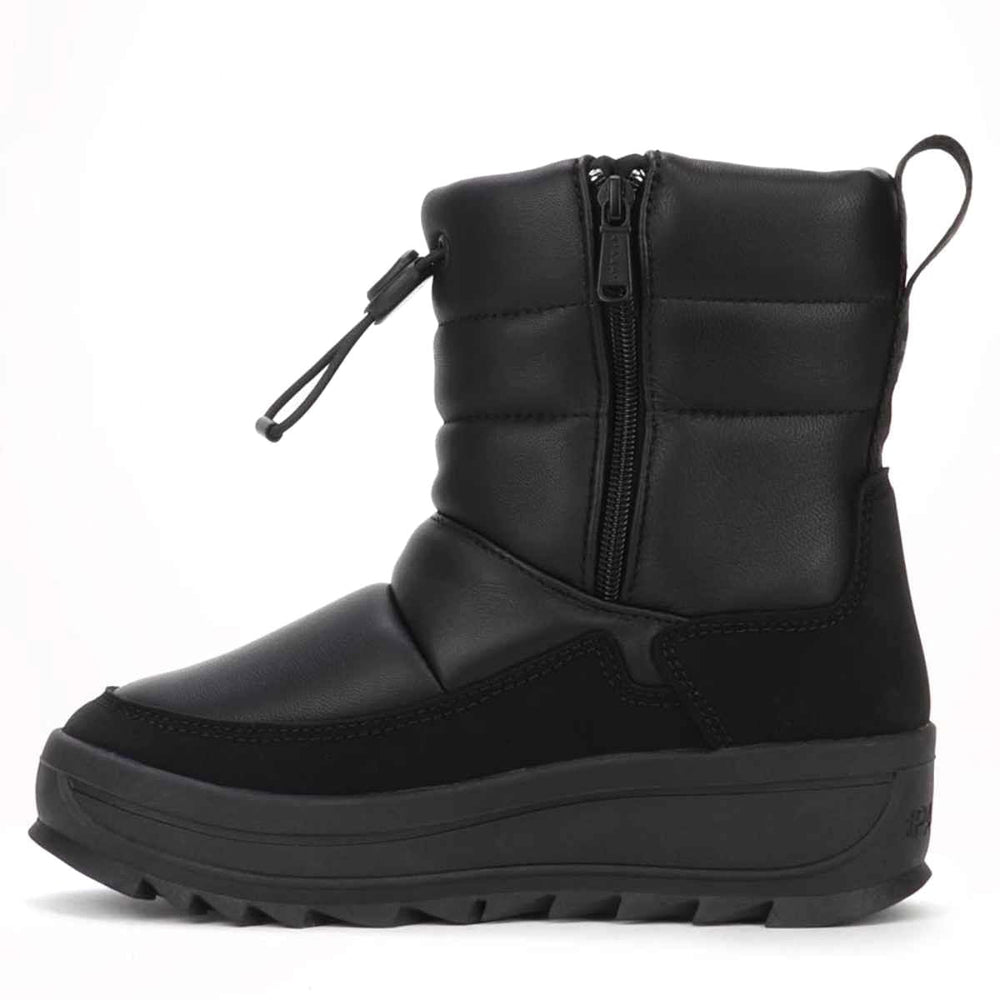 Gepelle Women's Pull ON Winter Boot W/Inside Zip