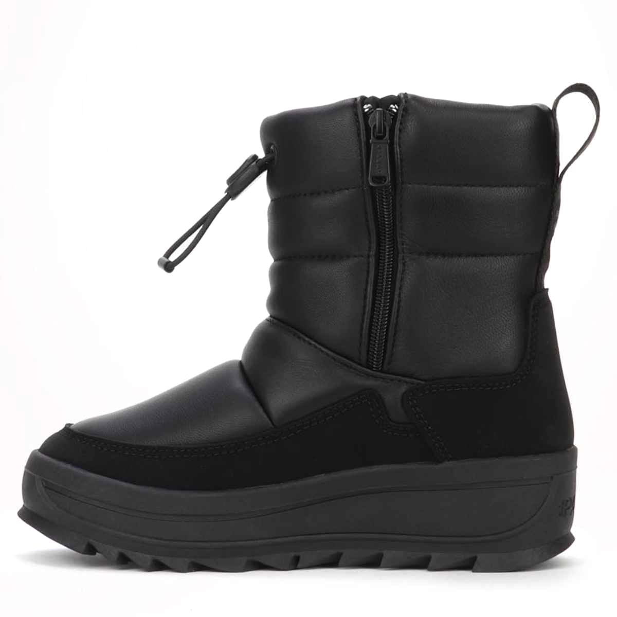 Gepelle Women's Pull ON Winter Boot W/Inside Zip