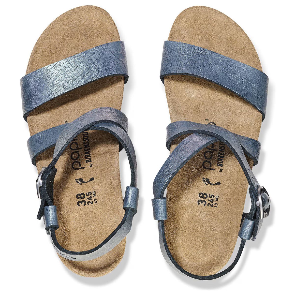 Sibyl Wedge Metallic Sandals