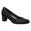 110072 Dress Shoe with Medium Heel Black Patent