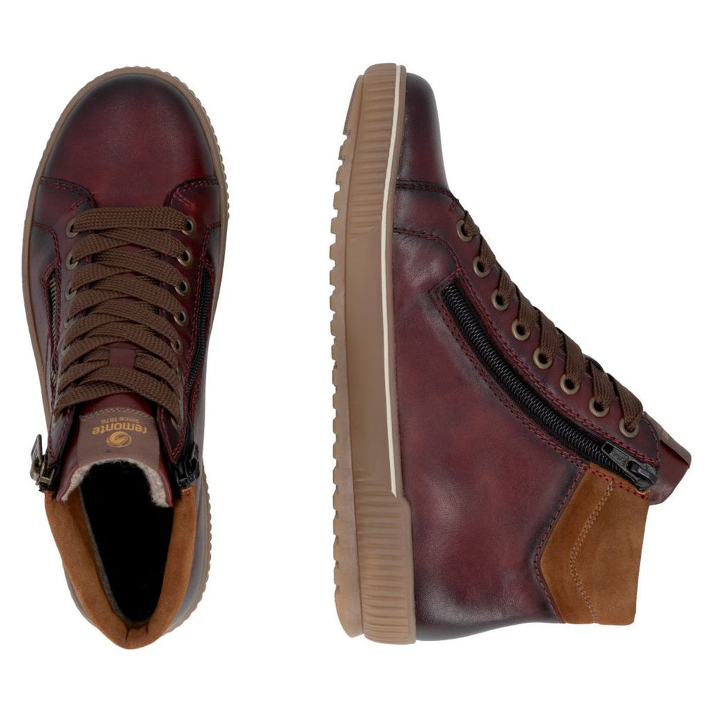 Remonte D0772 Women's Sneaker Boot – Vino