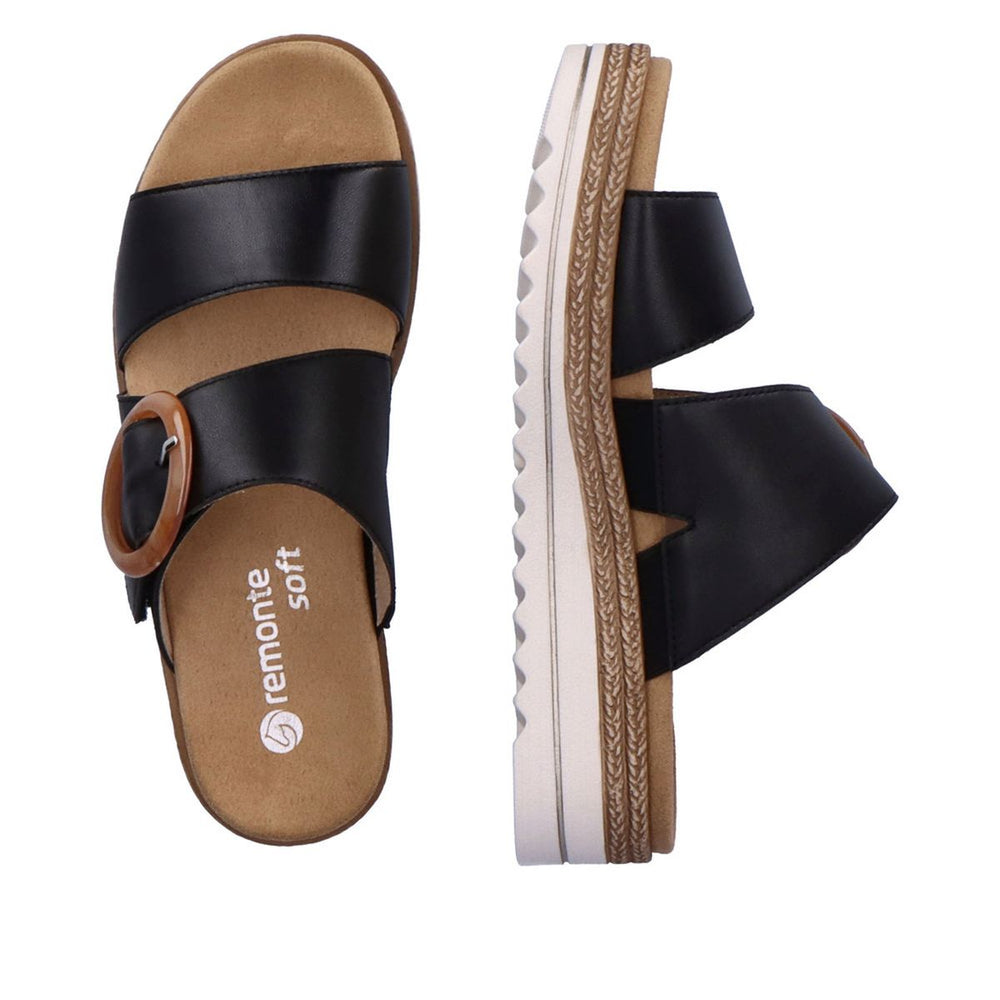 Remonte D0Q51 Women's Mule Sandals in Black