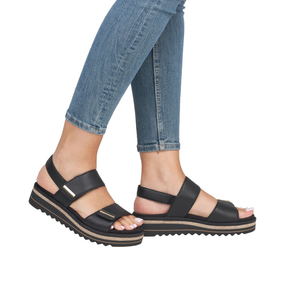 Remonte D0Q59 Women's Sandals in Black