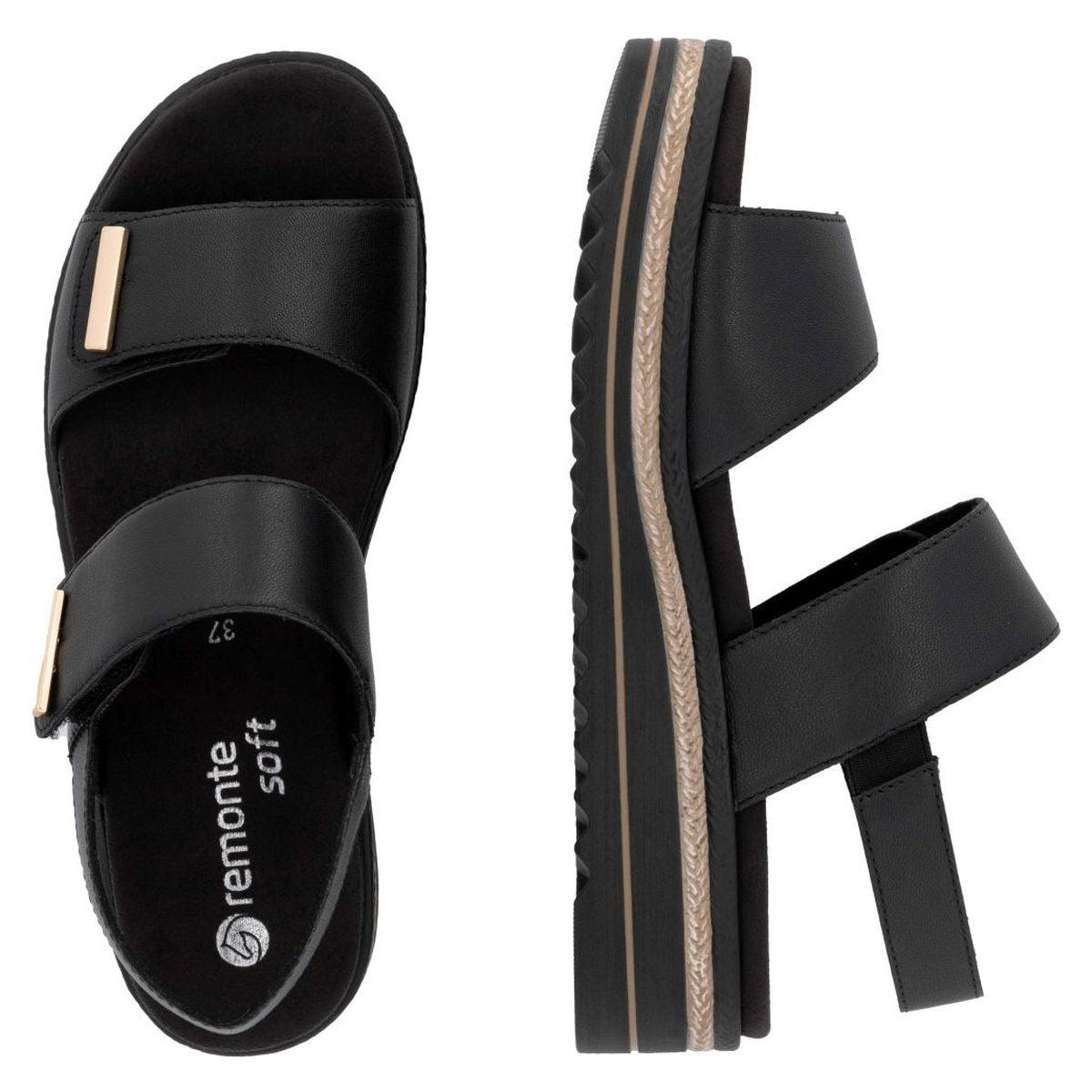 Remonte D0Q59 Women's Sandals in Black