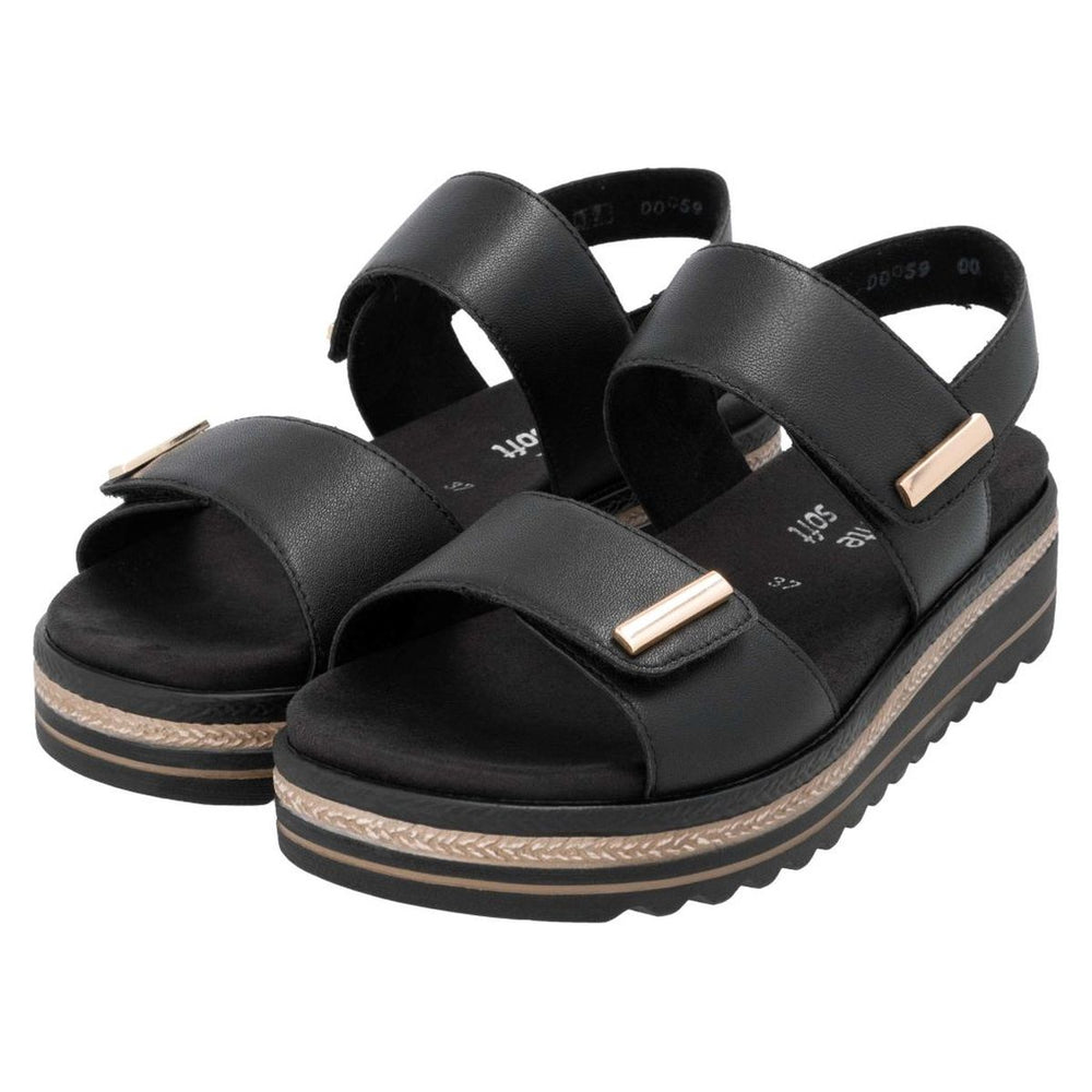 Remonte D0Q59 Women's Sandals in Black