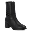 Remonte D0V71 Women's Ankle Boots, High quality leather exterior, wide heel comfortable for all day wear. Style #D0V71-01 