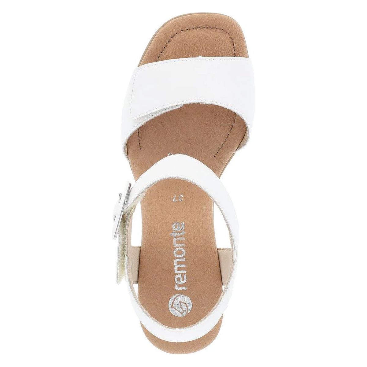 Remonte D1K51 Women's Strap Heel Sandals in White
