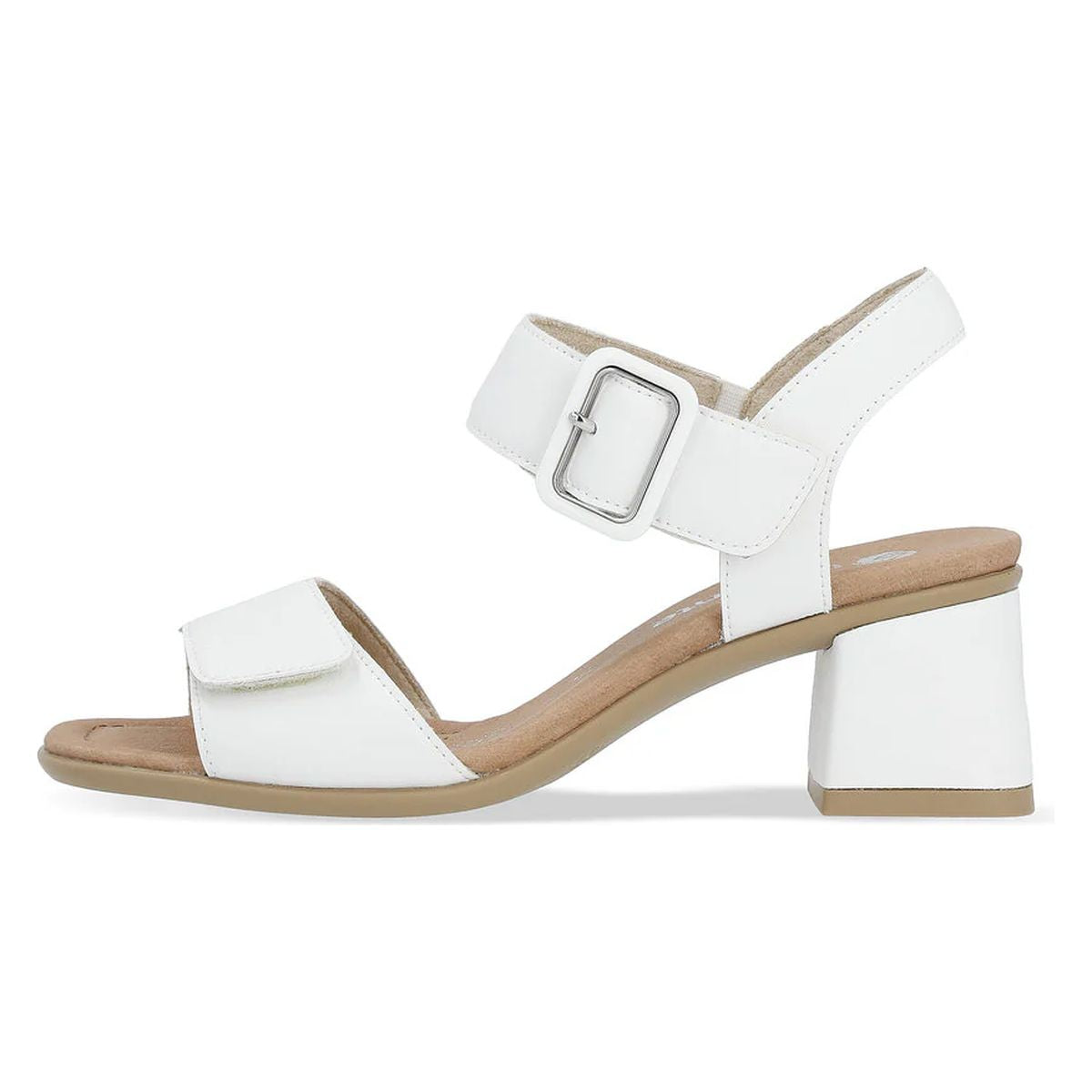 Remonte D1K51 Women's Strap Heel Sandals in White