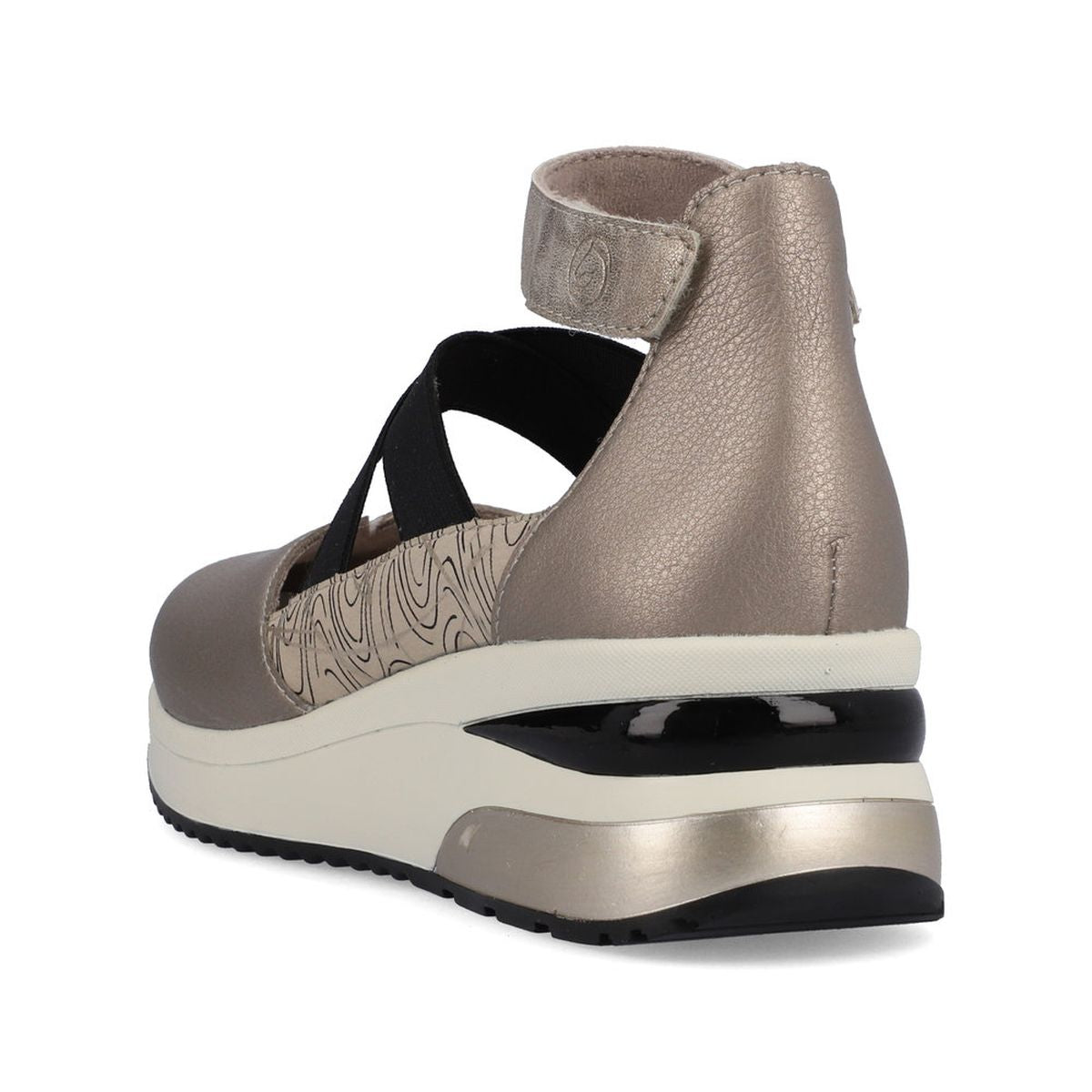 Remonte Women's D2411 Adjustable Strap in Silver