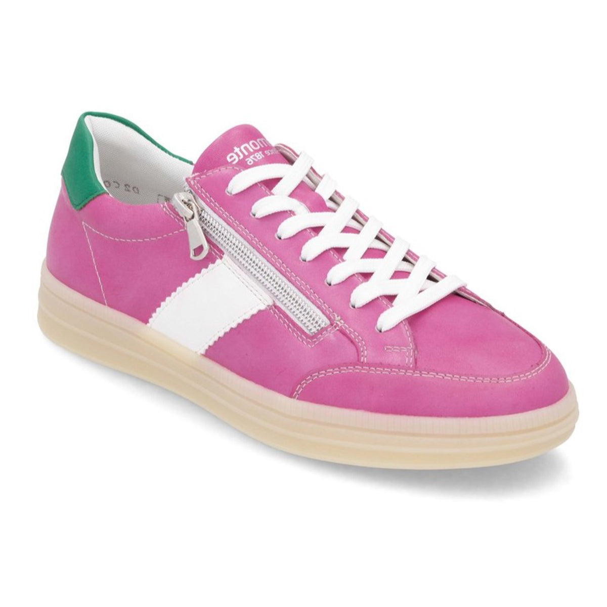 Remonte Elizabeth Hurley Women's Side Zip Sneaker, All day comfort walking sneaker with side zipper and lace up front for easy on and off.  Style #D2C02-31