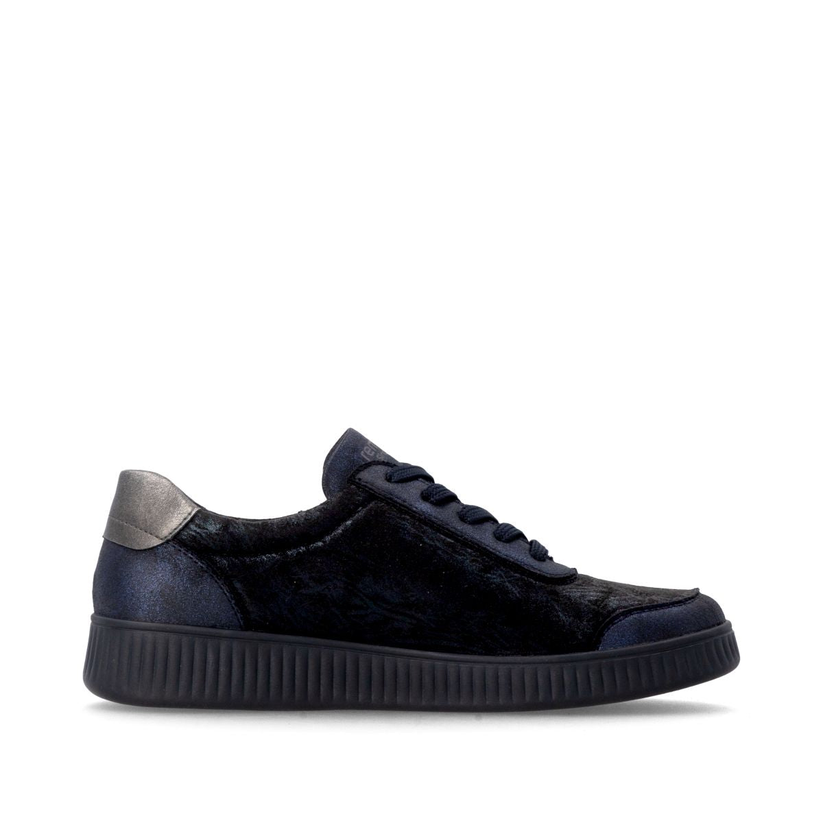 Remonte D2E05 Women's Lace Zip Sneaker – Navy Black