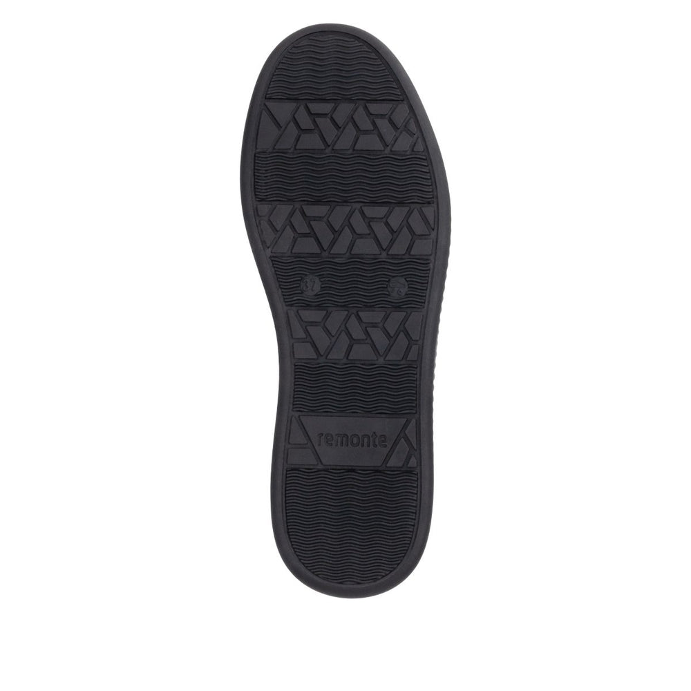 Remonte D2E05 Women's Lace Zip Sneaker – Navy Black