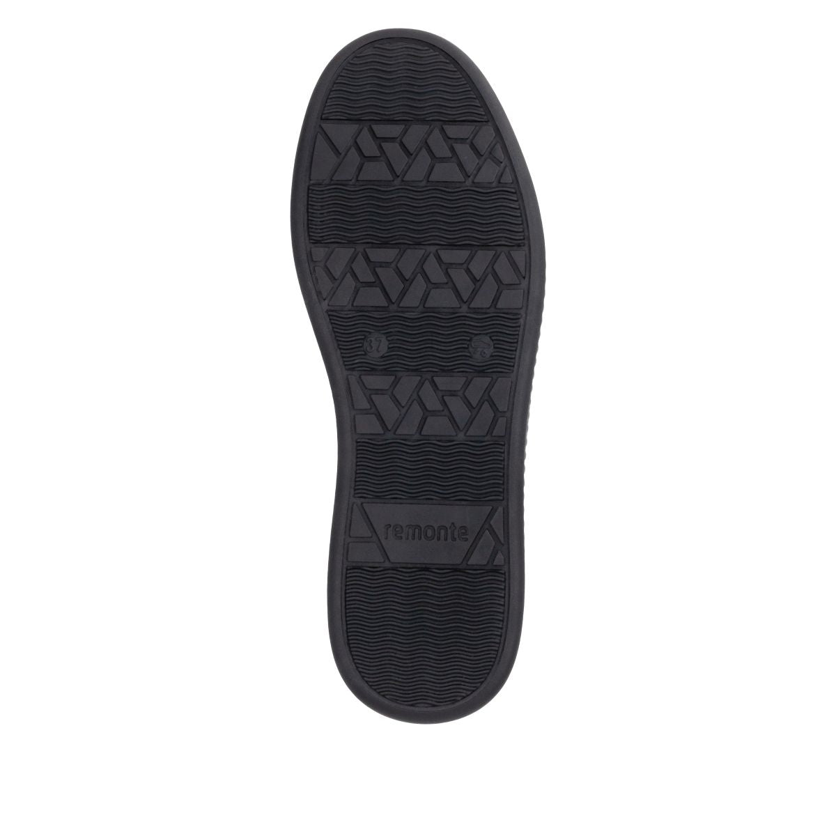 Remonte D2E05 Women's Lace Zip Sneaker – Navy Black
