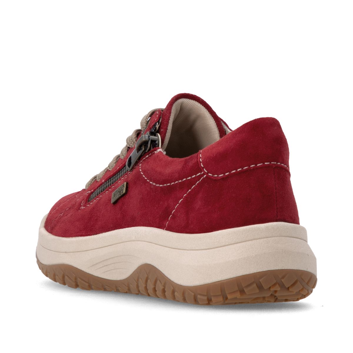 Remonte D3Q00 Women's Lace Zip Sneaker – Red