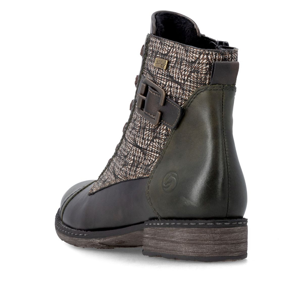 Remonte D4381 Women's Mid Height Boot - Black