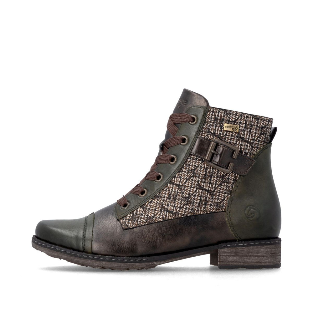 Remonte D4381 Women's Mid Height Boot - Black