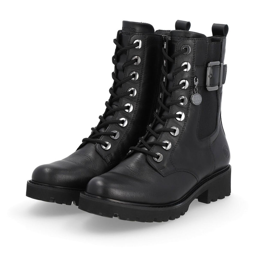 Remonte D8668 Women's Black Biker Boots