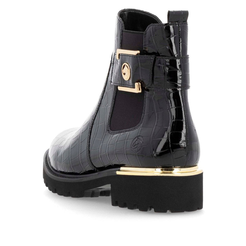 Remonte D8684 Women's Patent Ankle Boots