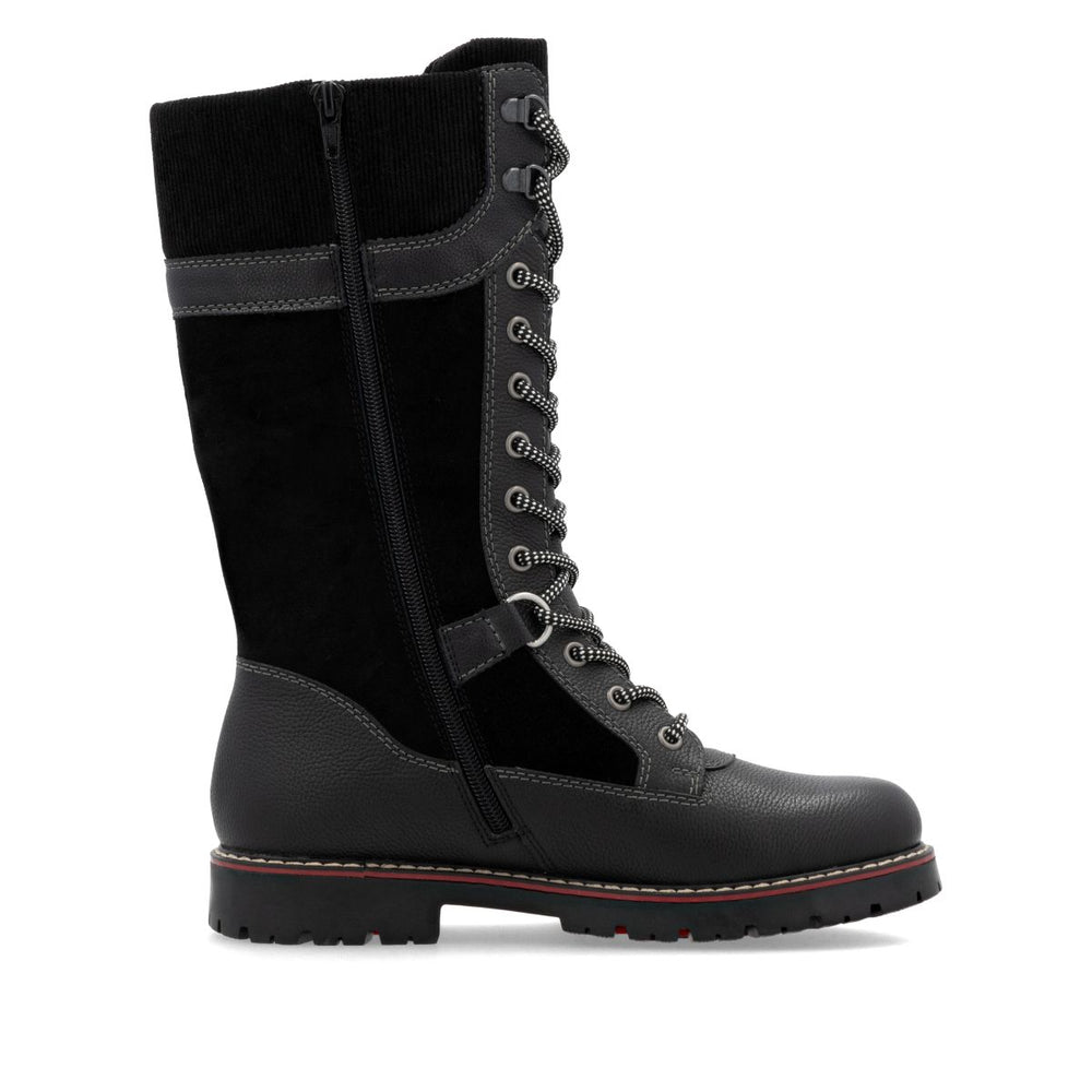Remonte D9380 Women's High Grip Boot – Black