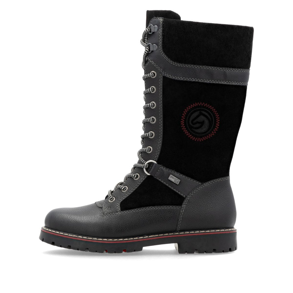 Remonte D9380 Women's High Grip Boot – Black