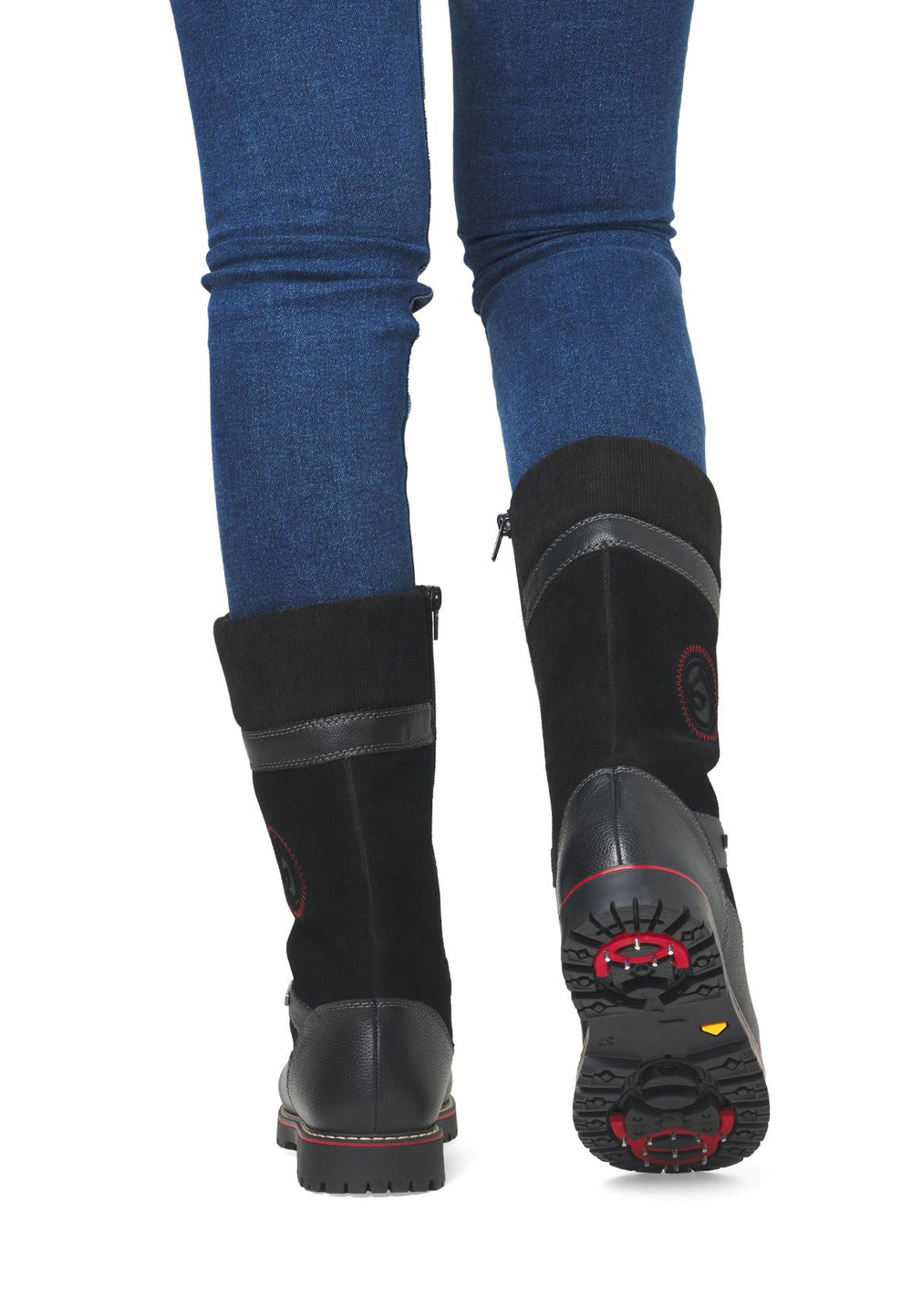 Remonte D9380 Women's High Grip Boot – Black