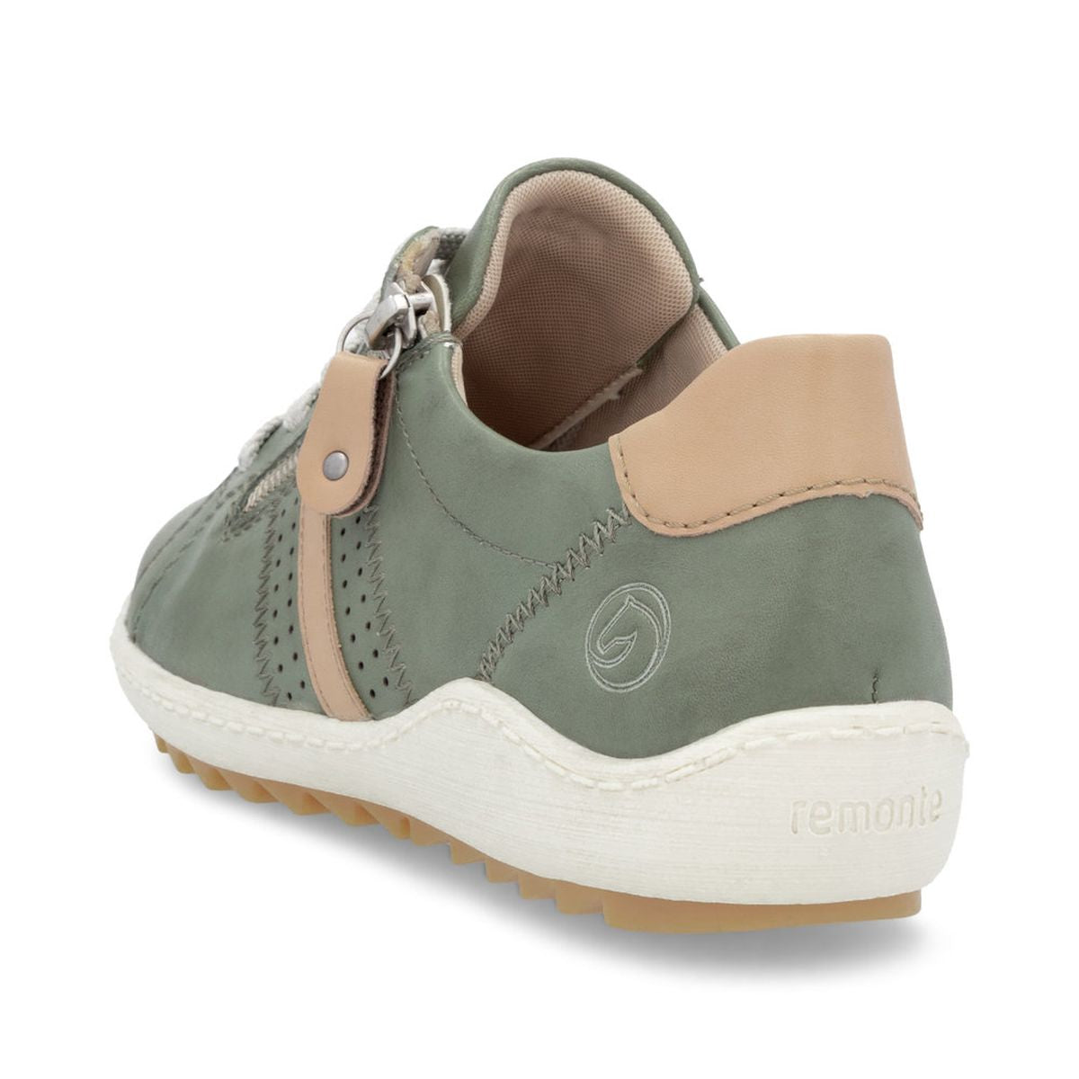 Remonte R1432 Women's Lace Up Shoe in Green