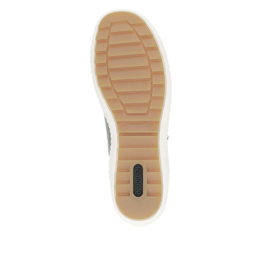 Remonte R1432 Women's Lace Up Shoe in Green