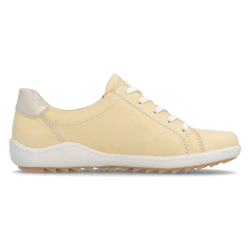 Remonte R1432 Women's Lace Up Shoe in Yellow