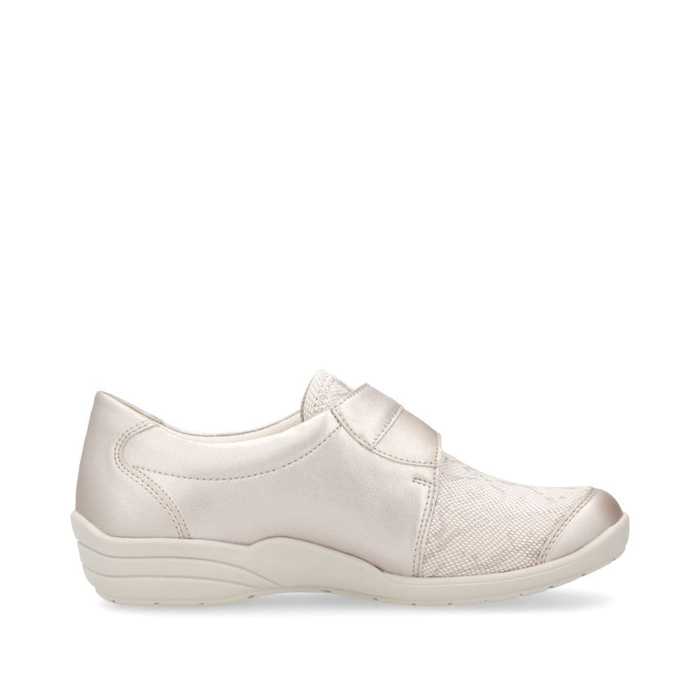 Remonte R7600 Women's Slip On Shoe in Champagne