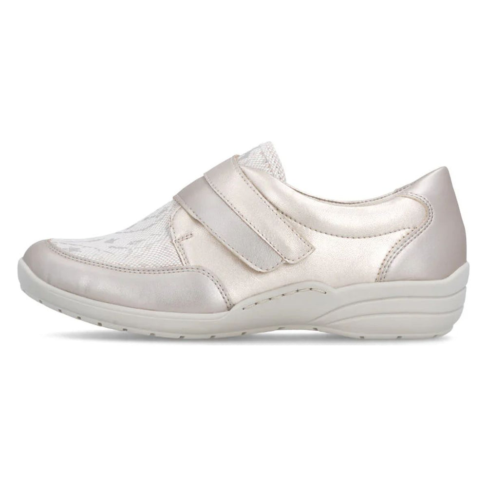 Remonte R7600 Women's Slip On Shoe in Metallic