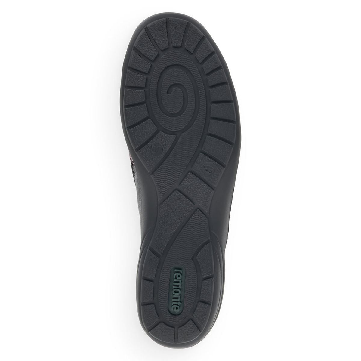 Remonte D7674 Women's Side Zip Shoe in Wine