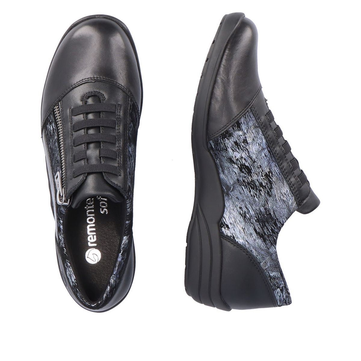 Remonte D7679 Women's Lace Zip Shoe