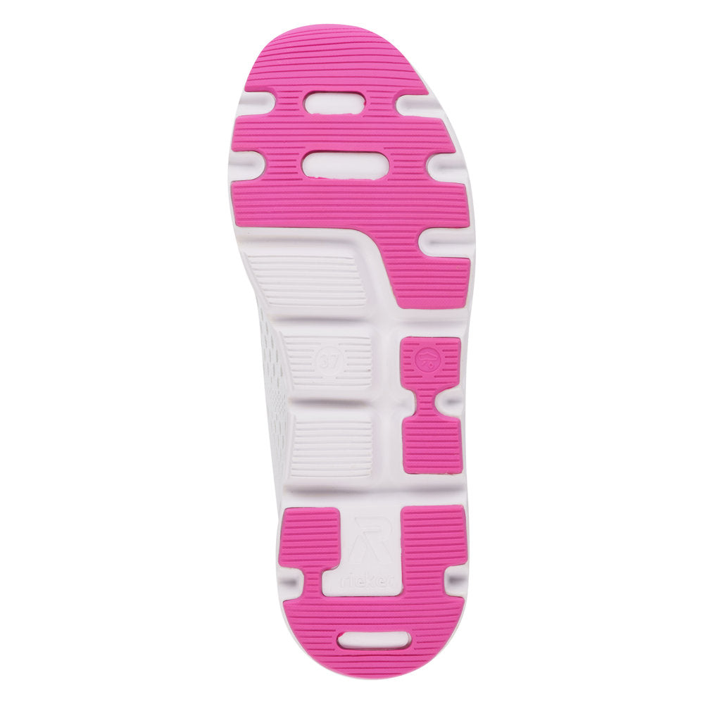 Rieker Evolution Women's Sportec 10 Lace Sneaker – White