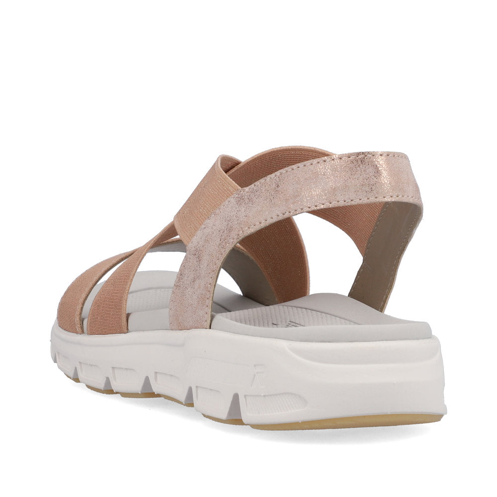 Rieker Evolution Women's Trekking Sandal – Taupe (Style V8408)